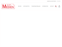 Tablet Screenshot of cip-medien.com